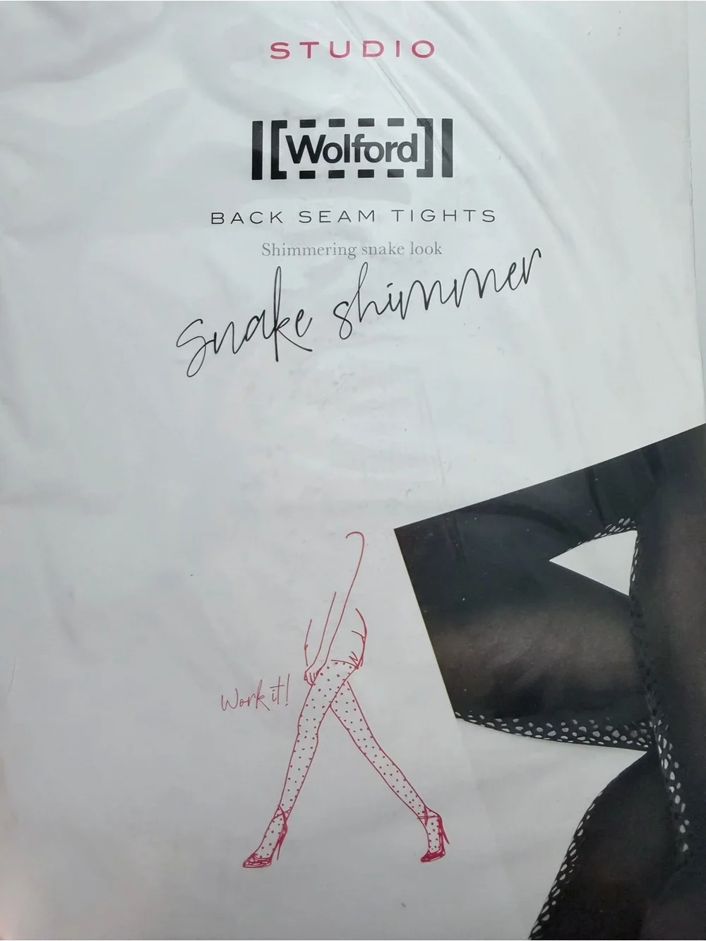 Wolford Black Sheer Tights